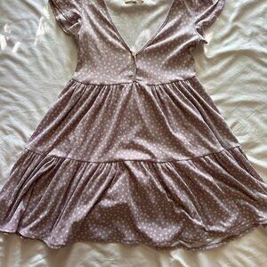 Women's Pink and Purple Dress